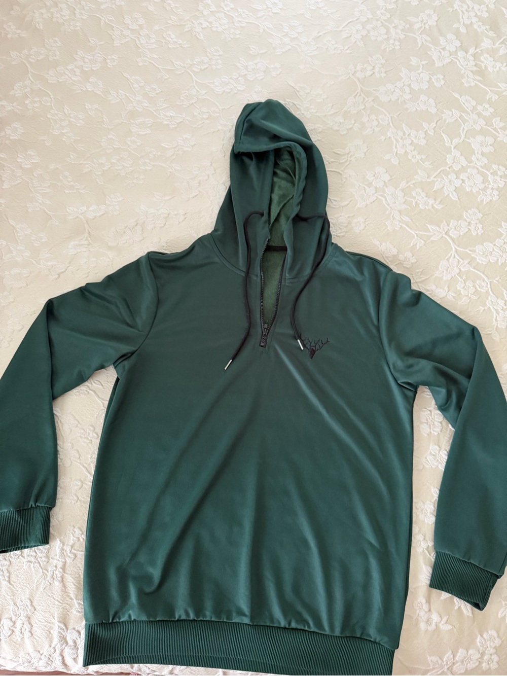Shein Men's Lightweight Hooded Pullover Sweatshirt